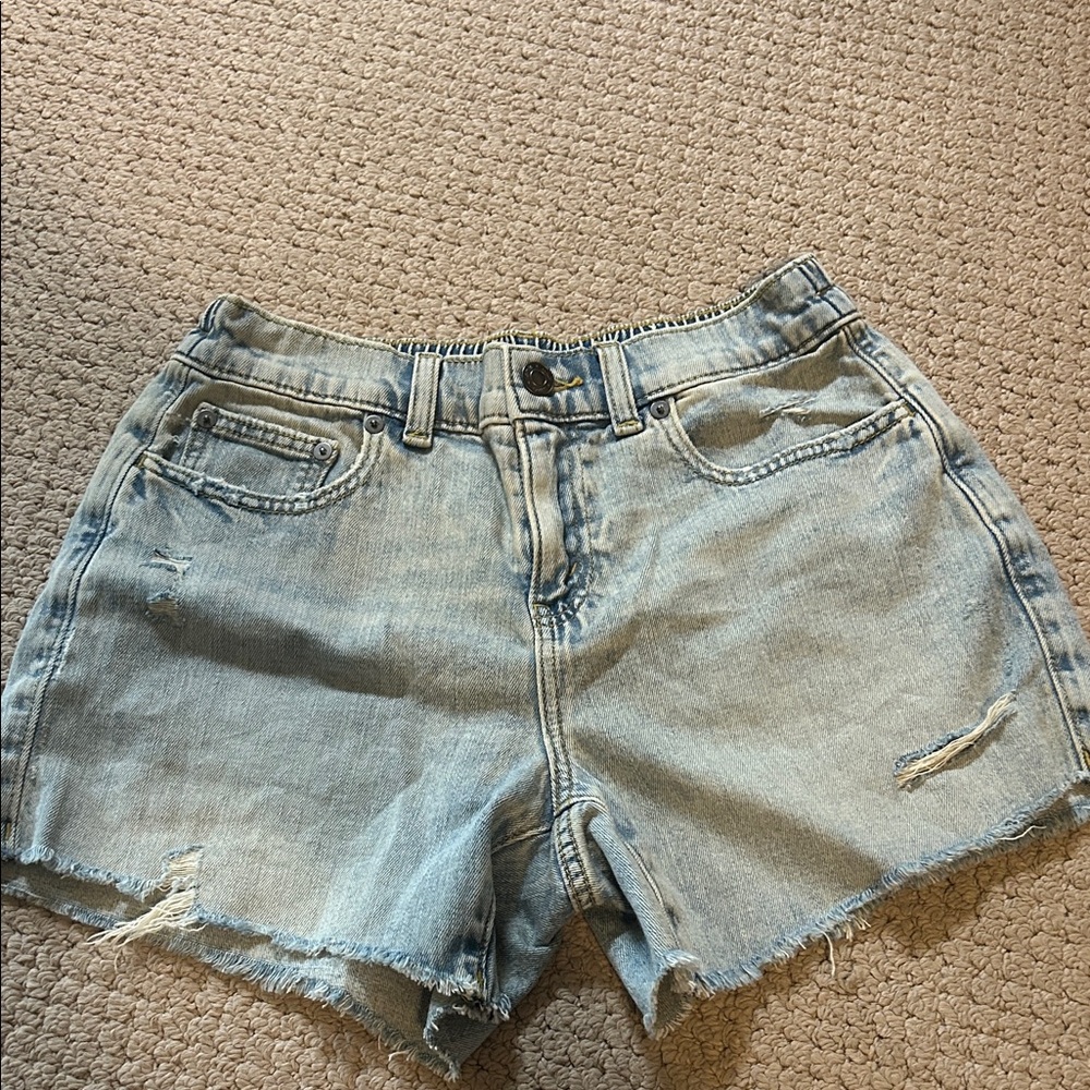 Aerie Light Wash Jean Shorts